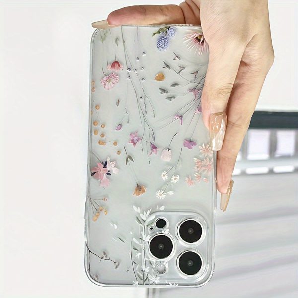 A Transparent Case with Colorful Flowers Suitable for Samsung A54, A52 Soft Case, A13 Matte Finish, S24 Full Coverage, S20Fe/S21Plus/S22/S22 Ultra, Compatible with Galaxy S23/A05/A12/A13/A15/S22/S23. - Image 4