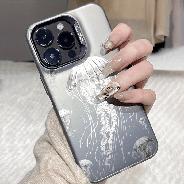 for Samsung S25 Plus S25 S24 Ultra S24 Plus S24 S23 Ultra S23 Plus S23 S22 Ultra S22 Plus S22 Jellyfish pattern phone case, anti-drop and shockproof fashion case TM00422 - Image 3