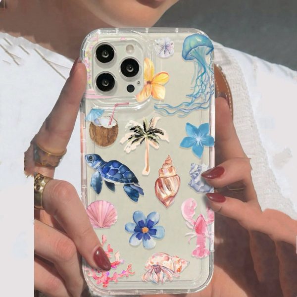 Coconut-Themed Phone Cases for The Entire Samsung Series, Including A54, A52 Soft Case, A13 Matte Finish, And Full Coverage for S24, S20 FE, S21 Plus, S22, S22 Ultra, Compatible with Galaxy S23, A05, A12, A13, A15, S22, And S23. - Image 2