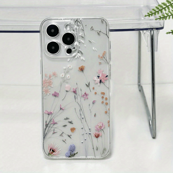 A Transparent Case with Colorful Flowers Suitable for Samsung A54, A52 Soft Case, A13 Matte Finish, S24 Full Coverage, S20Fe/S21Plus/S22/S22 Ultra, Compatible with Galaxy S23/A05/A12/A13/A15/S22/S23. - Image 6