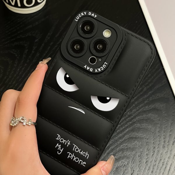 A Soft Rubber Anti-Slip Down Jacket Style Phone Case with Anime Pattern Printing, Suitable for Apple Series 11, 12, 13, 14, 15, 16 Pro Max, Samsung Series A05, A15, A25, A35, A55, S23, S24 Ultra, And Redmi Series 9 Note, 10 Note, 11 Note, 12 Note. - Image 11