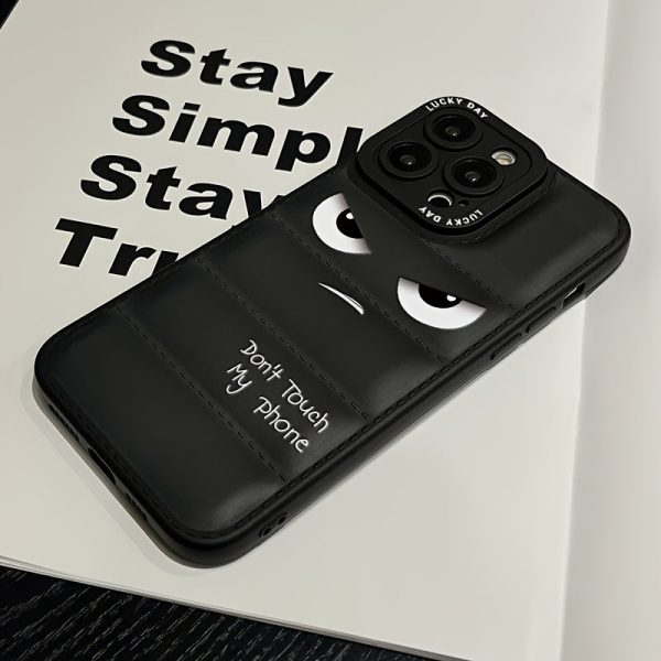 A Soft Rubber Anti-Slip Down Jacket Style Phone Case with Anime Pattern Printing, Suitable for Apple Series 11, 12, 13, 14, 15, 16 Pro Max, Samsung Series A05, A15, A25, A35, A55, S23, S24 Ultra, And Redmi Series 9 Note, 10 Note, 11 Note, 12 Note. - Image 7