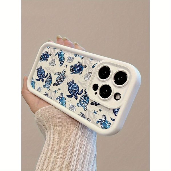 Colorful Painting Design of a White High Bamboo Turtle, Suitable for All Series of Samsung Galaxy Phone Cases. - Image 3