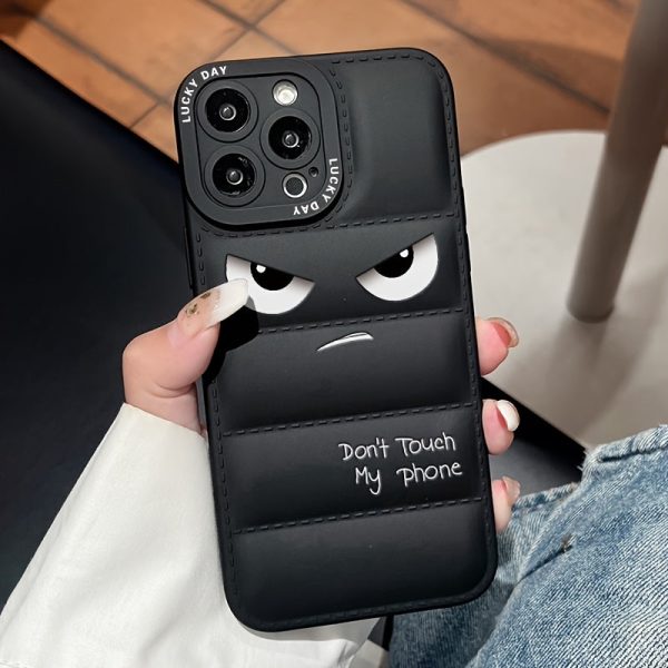 A Soft Rubber Anti-Slip Down Jacket Style Phone Case with Anime Pattern Printing, Suitable for Apple Series 11, 12, 13, 14, 15, 16 Pro Max, Samsung Series A05, A15, A25, A35, A55, S23, S24 Ultra, And Redmi Series 9 Note, 10 Note, 11 Note, 12 Note. - Image 10