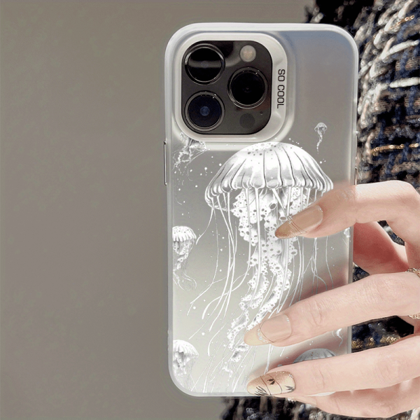 for Samsung S25 Plus S25 S24 Ultra S24 Plus S24 S23 Ultra S23 Plus S23 S22 Ultra S22 Plus S22 Jellyfish pattern phone case, anti-drop and shockproof fashion case TM00422 - Image 2