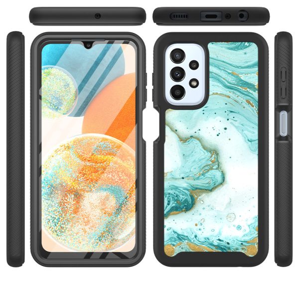 For Samsung Galaxy A23 5G Phone Case, with Built-in Screen Protector, Full-Body Protective Shockproof Rugged Bumper Cover - Image 2