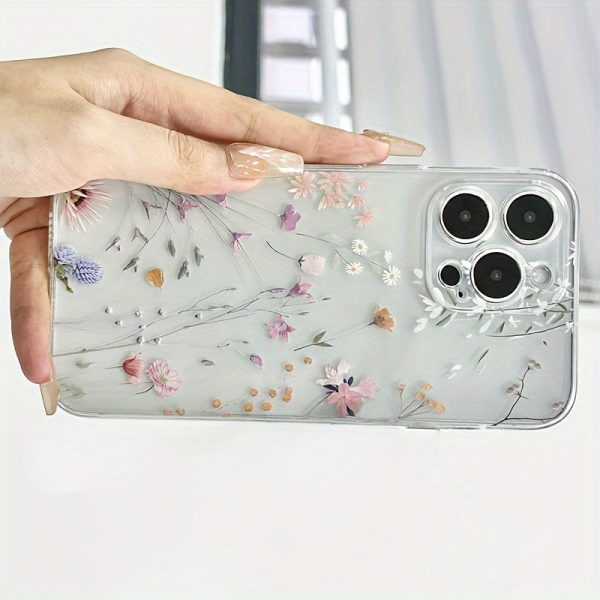 A Transparent Case with Colorful Flowers Suitable for Samsung A54, A52 Soft Case, A13 Matte Finish, S24 Full Coverage, S20Fe/S21Plus/S22/S22 Ultra, Compatible with Galaxy S23/A05/A12/A13/A15/S22/S23. - Image 2