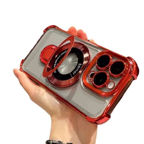 Red Scarf Dog Magnetic Phone Case Cartoon Soft Shell - Image 5