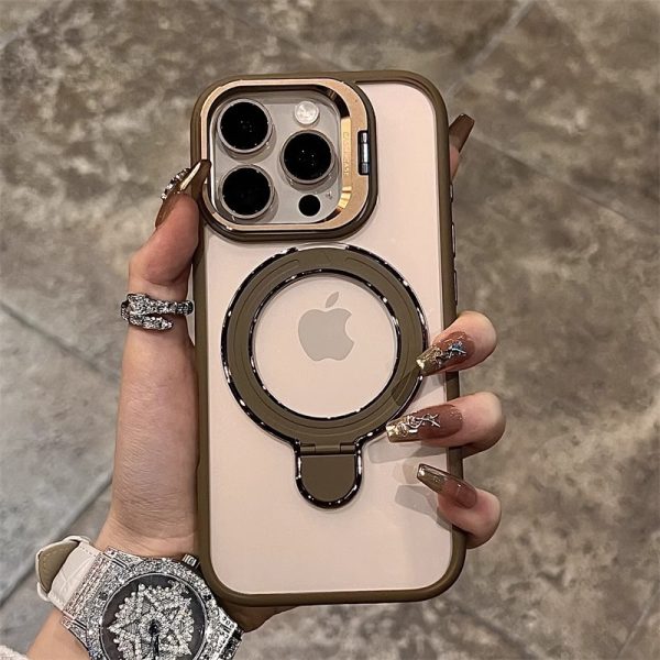 Transparent Flower Pattern Phone Case